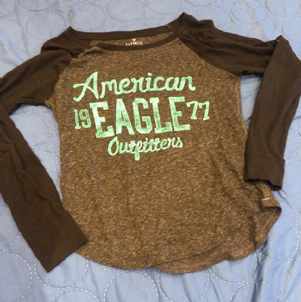 American Eagle graphic long sleeved shirt.